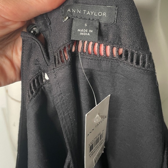 NWT Ann Taylor Linen Blend Short Sleeve Midi Dress - Picture 7 of 8